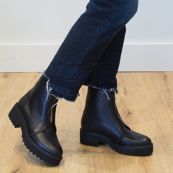 Center Zip Bootie Black - Picture 2 of 3